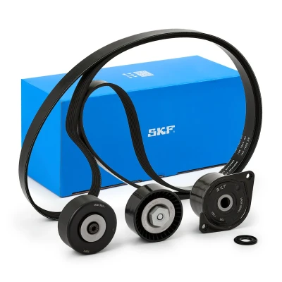 Afbeelding van SKF VKMA 38308 Poly V riem set BMW: 5 Saloon, 3 Touring, Saloon