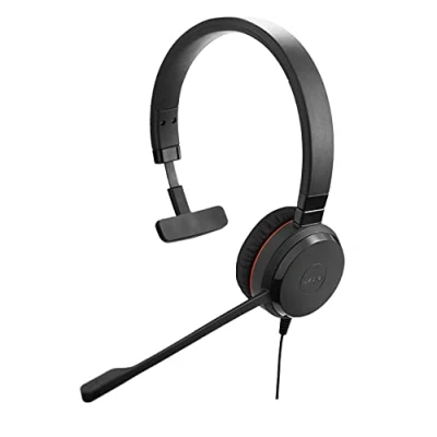 Afbeelding van Jabra Evolve 20SE On Ear headset Computer Kabel Mono Zwart Ruisonderdrukking (microfoon) Headset, Volumeregeling