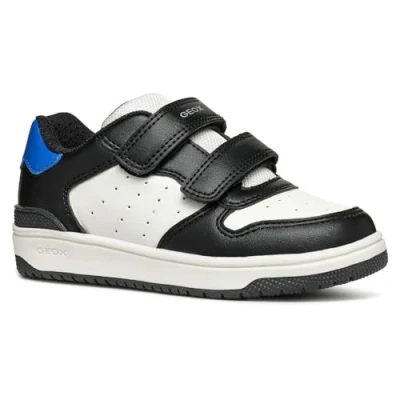 Afbeelding van Geox J Washiba Boy A Sneakers voor jongens, zwart.