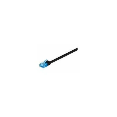 Image de MicroConnect Câble réseau RJ 45 (M) pour 1 m UTP CAT 6a bloqué, plat noir