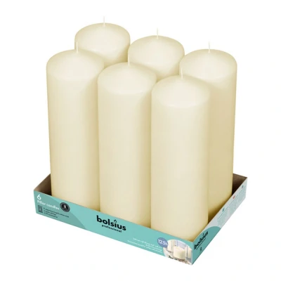 Afbeelding van Bolsius Stompkaarsen 6stuks