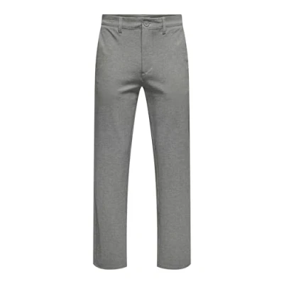 Image de ONLY &amp; SONS ONSMARK Regular 0209 Pantalon, Mélange de gris moyen., 31W / 30L