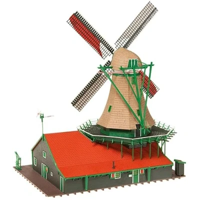 Afbeelding van 1:87 H0 Faller 191832 Windmolen de Kat Hollandse Molen 33cm Diorama Plastic Modelbouwpakket