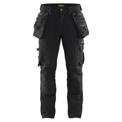 Image de Pantalon x1900 artisan stretch 4D noir