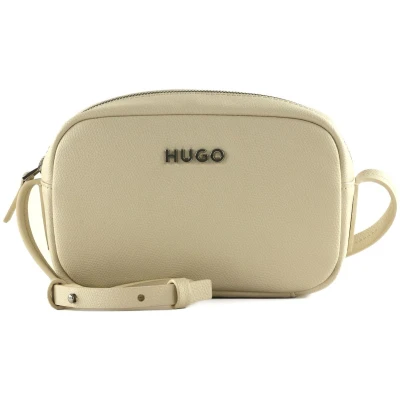 Afbeelding van HUGO Chris Crossbody Schoudertas, Dames, Maat: One Size, Open white