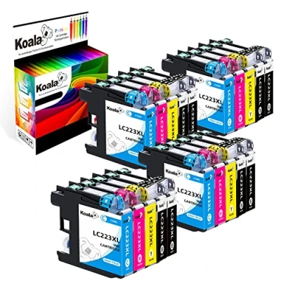 Afbeelding van Koala 20 stuks compatibele inktcartridges vervanging voor Brother LC223 XL DCP J4120DW J562DW MFC J5320DW J480DW J680DW J4620DW J5625DW (zwart cyaan magenta geel)