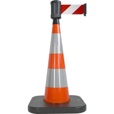 Afbeelding van Rs Pro, Verkeerstechniek, Barrière Rode, Witte Geleide Kegel met Barrièreband