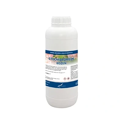 Afbeelding van Stoombadmelk Rozen 1 liter