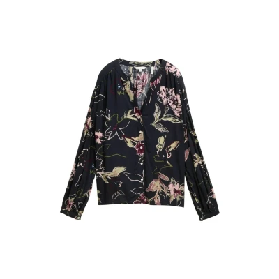 Afbeelding van TOM Tailor Blouse, Dames, Maat: 34, Big flower design