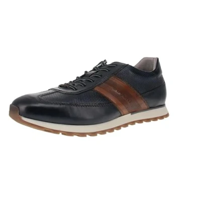 Afbeelding van bugatti Sneaker Sneakers laag, Heren, Maat: 47, Darkblue Leer