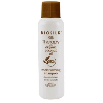 Afbeelding van Silk Therapy Organic Coconut Oil Moisturizing Shampoo 30 ml
