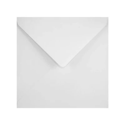 Afbeelding van Netuno 50 witte vierkante enveloppen, 140 x mm, 100 g, puntige klep, elegante zakelijke enveloppen voor brieven, doop, eerste communie, bruiloft, uitnodigingen, verjaardagen