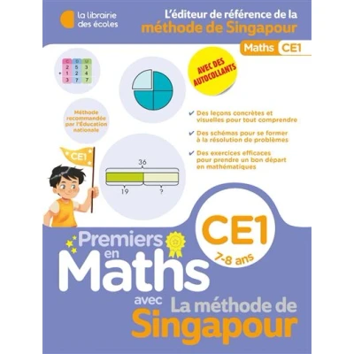 Image de Premiers en maths Méthode de Singapour CE1