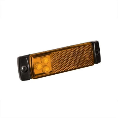 Afbeelding van Pro Plus Markeringslamp Contourverlichting 126 x 30 mm 12 en 24 Volt LED Oranje