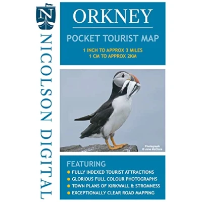 Afbeelding van Nicolson Orkney Pocket Tourist Map
