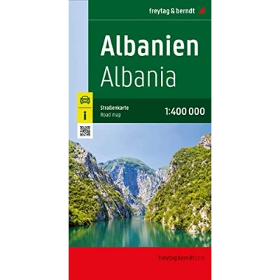 Afbeelding van Albanien, Straßenkarte 1:400.000, freytag &amp; berndt