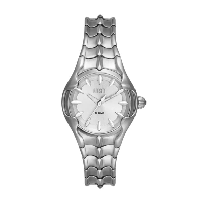 Afbeelding van Diesel VERT Unisex Horloge silvercoloured, Maat: One Size, Silver coloured