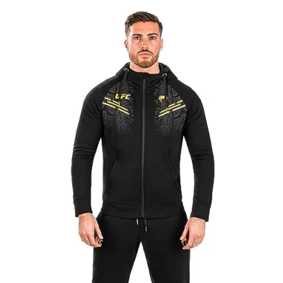 Afbeelding van Venum Replica Adrenaline Hoodies Sweater met rits, Heren, Maat: XL, Black/gold