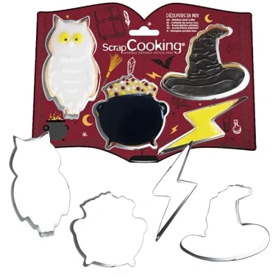 Afbeelding van Scrapcooking Cookie Cutter Wizard Set/4