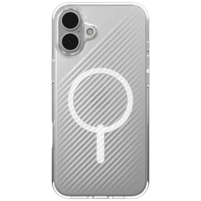 Afbeelding van ZAGG Luxe Snap Hoesje Geschikt voor Apple iPhone 16 Plus Graphene Back Cover Compatibel met MagSafe 3M Valbescherming Gerecycled Materiaal Transparant