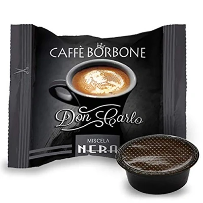 Afbeelding van Caffè Borbone Zwarte mix Koffie 100 Capsules Compatibel met Lavazza* Espresso Point* koffiemachines