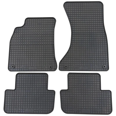 Afbeelding van Petex 13310 Vloermatset Rubber voor en achter 4 zwart AUDI: A4 B8 Avant, Saloon