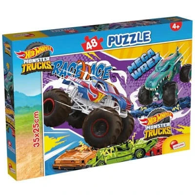 Afbeelding van Hot WHEELS PUZZLE M PLUS 48