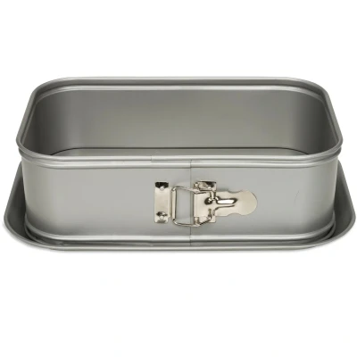 Afbeelding van Patisse Springvorm met Hoge Rand Taartvorm Rechthoekig 28x18cm