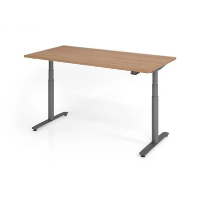 Afbeelding van XDLR 16 G 160x80 Bureau Elektrisch in hoogte verstelbaar 160 x 80 Walnoot Tafelhoogte I