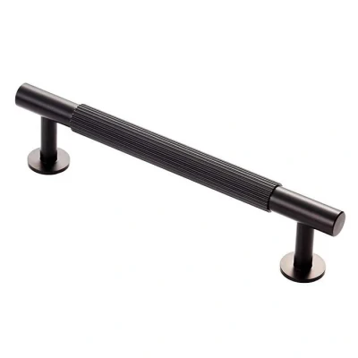 Afbeelding van Fingertip Designs Handgreep &quot;Lines&quot; 128mm matzwart
