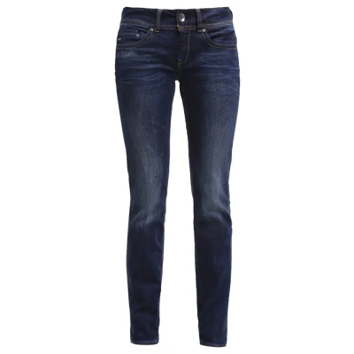 Afbeelding van G Star Midge Saddle MID Straight leg jeans, Dames, Maat: 23x28, Denim