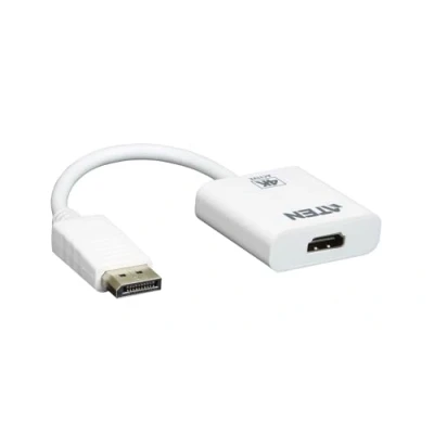 Afbeelding van Aten DisplayPort HDMI (HDMI, 18 cm), Data + Video Adapter, Wit