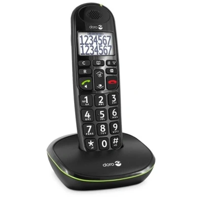 Afbeelding van Doro Phone Easy 110 Big Button Care Dect Telefoon Zwart