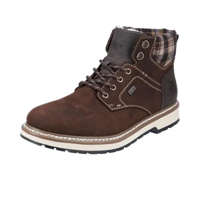 Afbeelding van Rieker Snowboots Cigar moro braun multi, Heren, Maat: 43, multi Leer en textiel