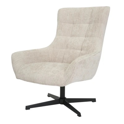 Afbeelding van Livingfurn Fauteuils Naomi Toffee Beige Stof