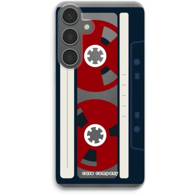 Afbeelding van Case Company® hoesje geschikt voor Samsung Galaxy S24 Plus Here&#039;s your tape Soft Cover Telefoonhoesje Bescherming aan alle Kanten en Schermrand