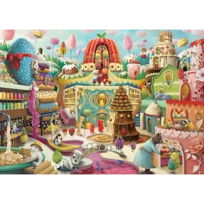 Afbeelding van Ravensburger puzzel 12001195 Sweet Street 1000 stukjes voor volwassenen en kinderen vanaf 14 jaar
