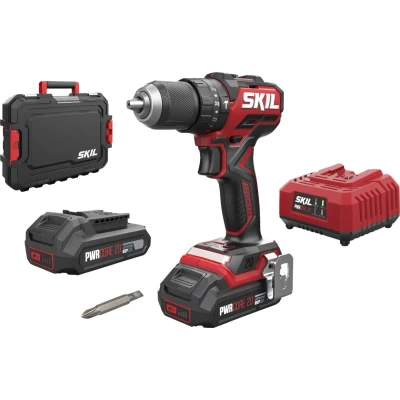 Afbeelding van SKIL 3075HC Klopboormachine Brushless, Incl. 2 Accu&#039;s 2,0Ah + Snellader