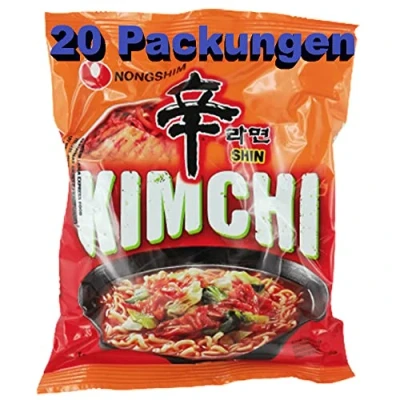 Afbeelding van Kimchi instant pasta, 20 stuks (20 x 120 g)
