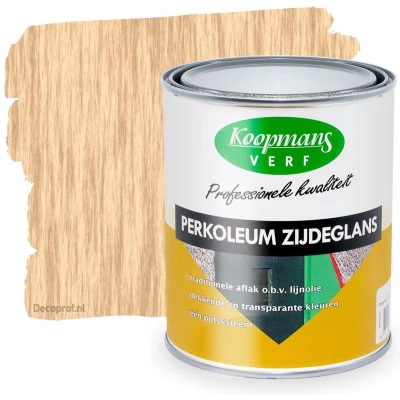 Afbeelding van Koopmans Perkoleum Lichteiken Zijdeglans Transparant 2.5L kleur Beits