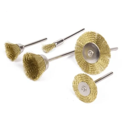 Afbeelding van Hofftech Messing Draadborstel Set 6 13 25 &amp; 38 mm Dia.