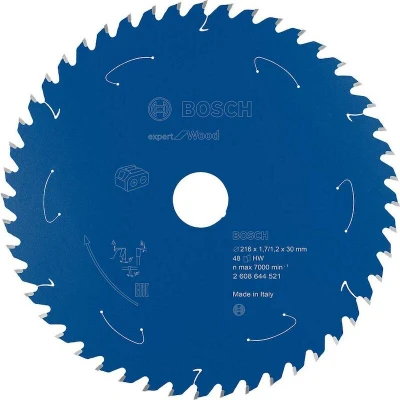 Image de BOSCH 2608644521 lame de scie circulaire E x pert pour bois table sans fil 216 30 1.7/1.2 mm, 48T