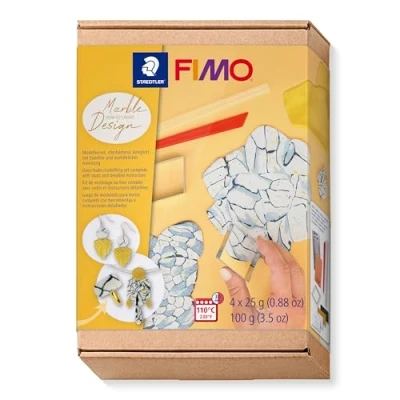 Afbeelding van FIMO How to create set &quot;Marble Design&quot;