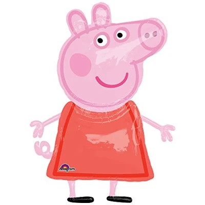 Afbeelding van Amscan AirWalker Peppa Pig FolieBallon 91 x 121 cm