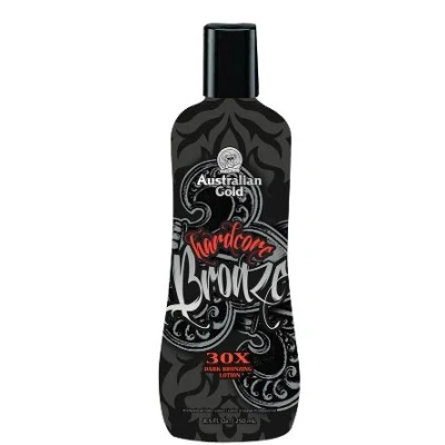 Afbeelding van Australian Gold Hardcore Bronze Zonnebankcrème 250 ml zonnebank bescherming snelbruiner