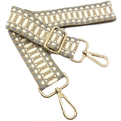 Afbeelding van Verstelbare vervangende schouderriem, kaki, beige, handtasriem, vervanging, universele reserve riem met gouden gesp voor dames, handtas, schoudertas, accessoires, 3,8 cm, 805