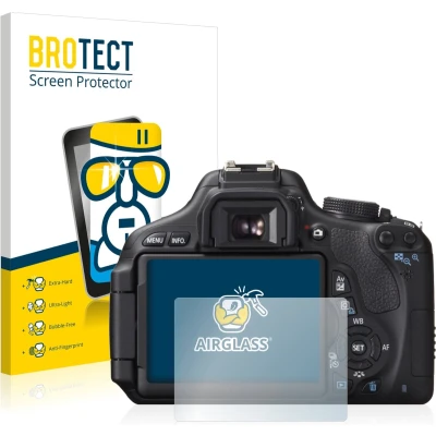 Afbeelding van BROTECT Screenprotector voor Canon EOS 600D Folie Beschermfolie Beschermglas transparant