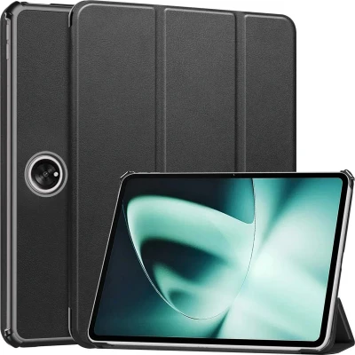 Afbeelding van iMoshion Tablet Hoes Geschikt voor OnePlus Pad Trifold Bookcase Zwart