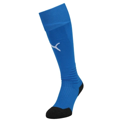 Afbeelding van Puma TEAM LIGA Kniekousen, Maat: 31/34, Electric blue lemonade/puma white