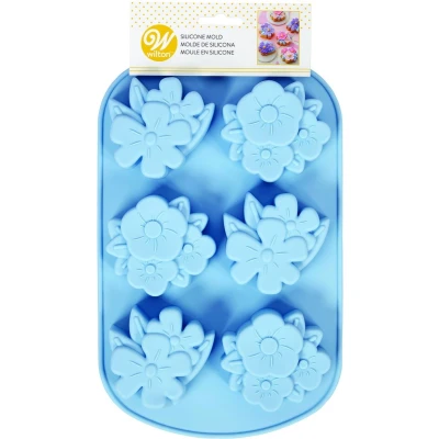 Afbeelding van Wilton Siliconen Mal DIY Bakvorm voor Mini Cakes, Muffins en Koekjes Bloemen